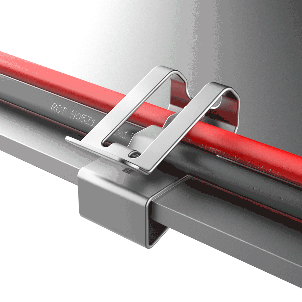 Clip per bordo pannello*