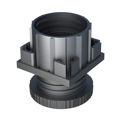 I nostri piedini livellatori non hanno bisogno di spirale ne ghiera perché il pezzo svolge tutte le funzioni. Inserito nel tubo, permette salire/scendere l`elemento (tavolo), muovendo la sua base quadrata. Solamente si muove la parte del livellatore che c'è dentro il tubo.