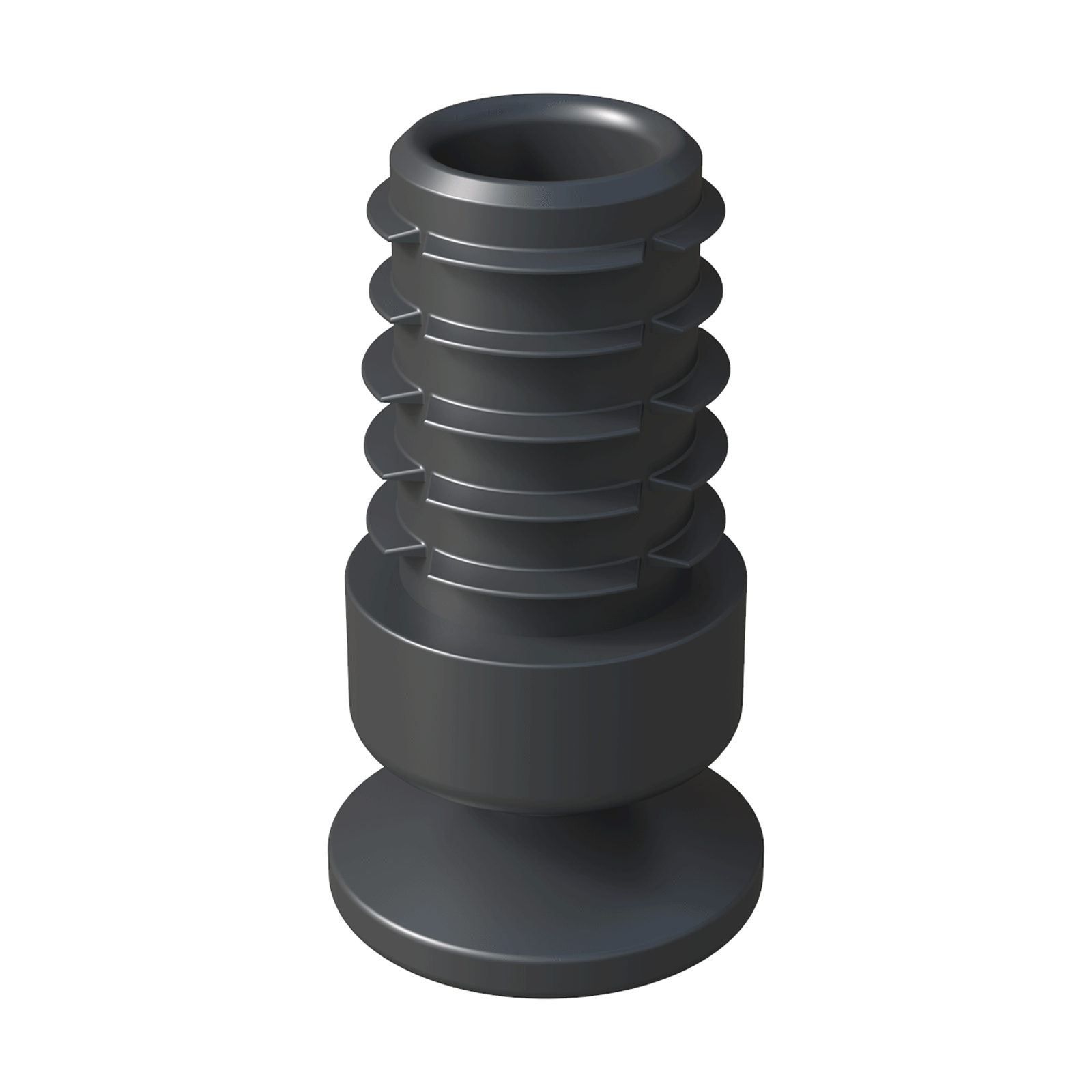 I nostri tappi per tubi tondi sono inclinabili grazie al suo design che consente di raggiungere un angolo di 25º. Il corpo è fatto in PP e la base in PA6. Possono essere forniti con feltro alla base.