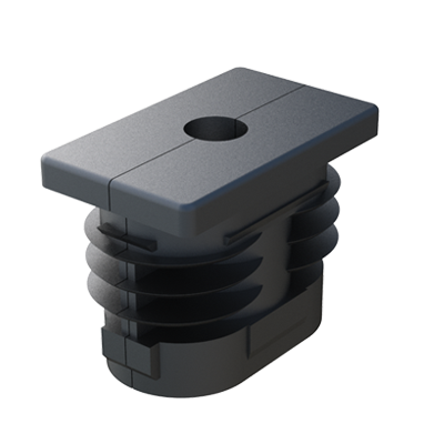 I nostri tappi con dado per tubi rettangolari, sono fatte in 2 parti con un dado esagonale filettato incorporato nel set. Ci sono per tubi quadrati: LJV. Si usano con i nostri Livellatori, visita la nostra gamma.