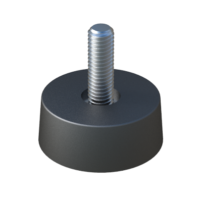 Il nostro piedino livellatore LKKG è progettato per l’uso con macchinari. Carico massimo in base alla referenza.