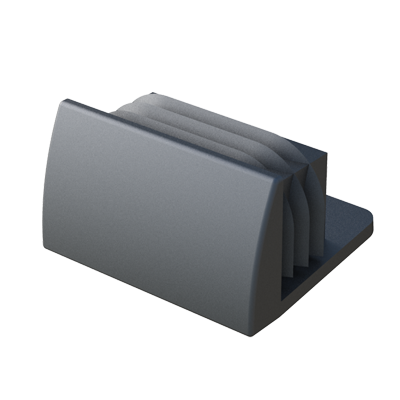 I nostri tappi trasversali sono fatti per tubi rettangolari.