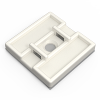 I sopporti per le flange si fissano con adesivo o una vite. Sono ideali per applicazioni dove l`altezza è importante. Le sue 2 vie facilitano la entrata delle flange. Sceglie la flangia che più ti va bene nella nostra famiglia MB.