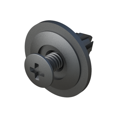 Rivetto che assicura un forte legame nel loro assemblaggio. Dopo essere sistemato, con un colpo o muovendo la testa phillips, si espandono le gambe. Può essere rimosso con un cacciavite a croce e riutilizzare.