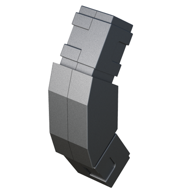 Il nostro connettore 2 tubi è fatto per connettare 2 tubi quadrati. Ha un angolo di 135º.